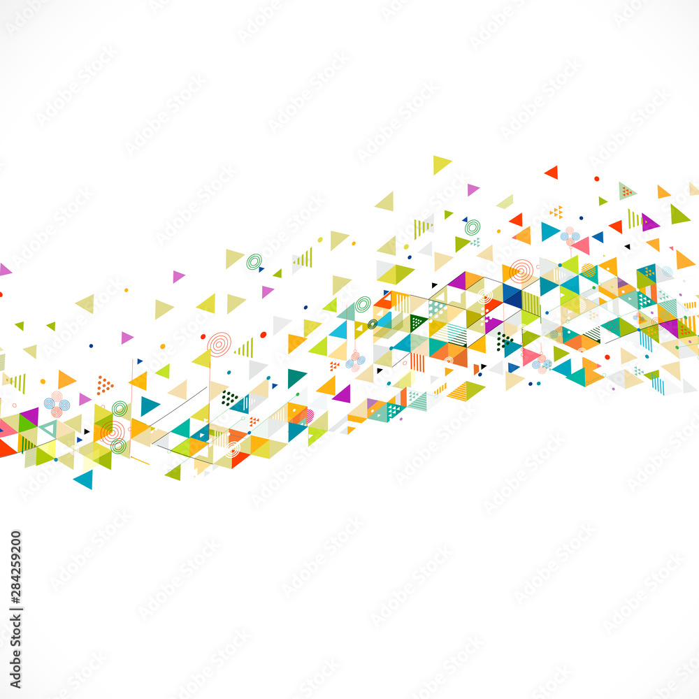 Abstract creative mix geometrical with flow shape, vector illustration Abstract creative mix geometrical with flow shape, vector illustration