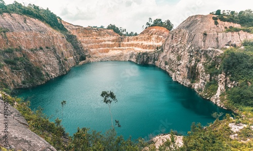 A blue lagoon in Johor Bahru, Malaysia