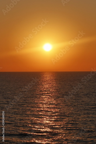 Anochece en el tirreno  Italia