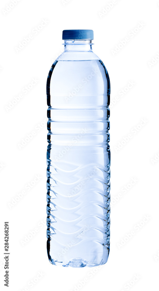 Plastic pure water bottle isolated on white background, Healthcare and beauty hydration concept Plastic pure water bottle isolated on white background, Healthcare and beauty hydration concept
