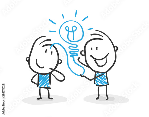 Stickman Blue: Business, Idea. (Nr. 59)