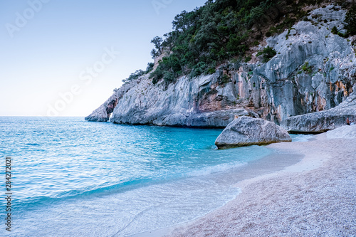 The beautiful bay in the Gulf of Orosei, Sardinia  photo