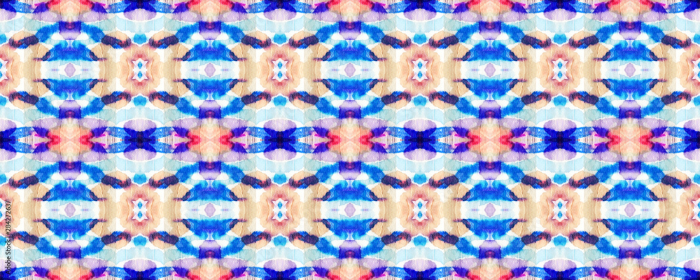 Ikat Seamless Pattern. Ikat Seamless Pattern.