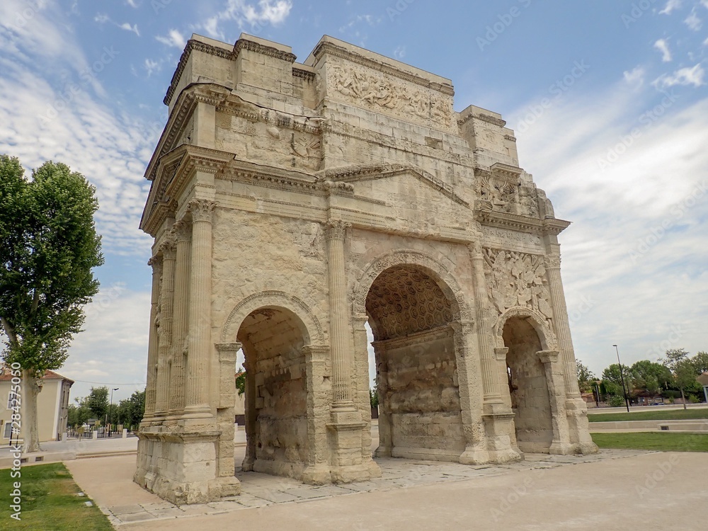 The Triumphal Arch of Orange (French: Arc de triomphe d'Orange) UNESCO World Heritage Site