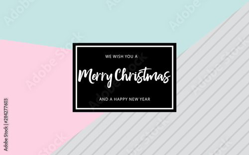 minimalistische Weihnachtskarte