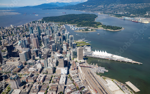 Vancouver von Oben © Spiegelbild.Momente
