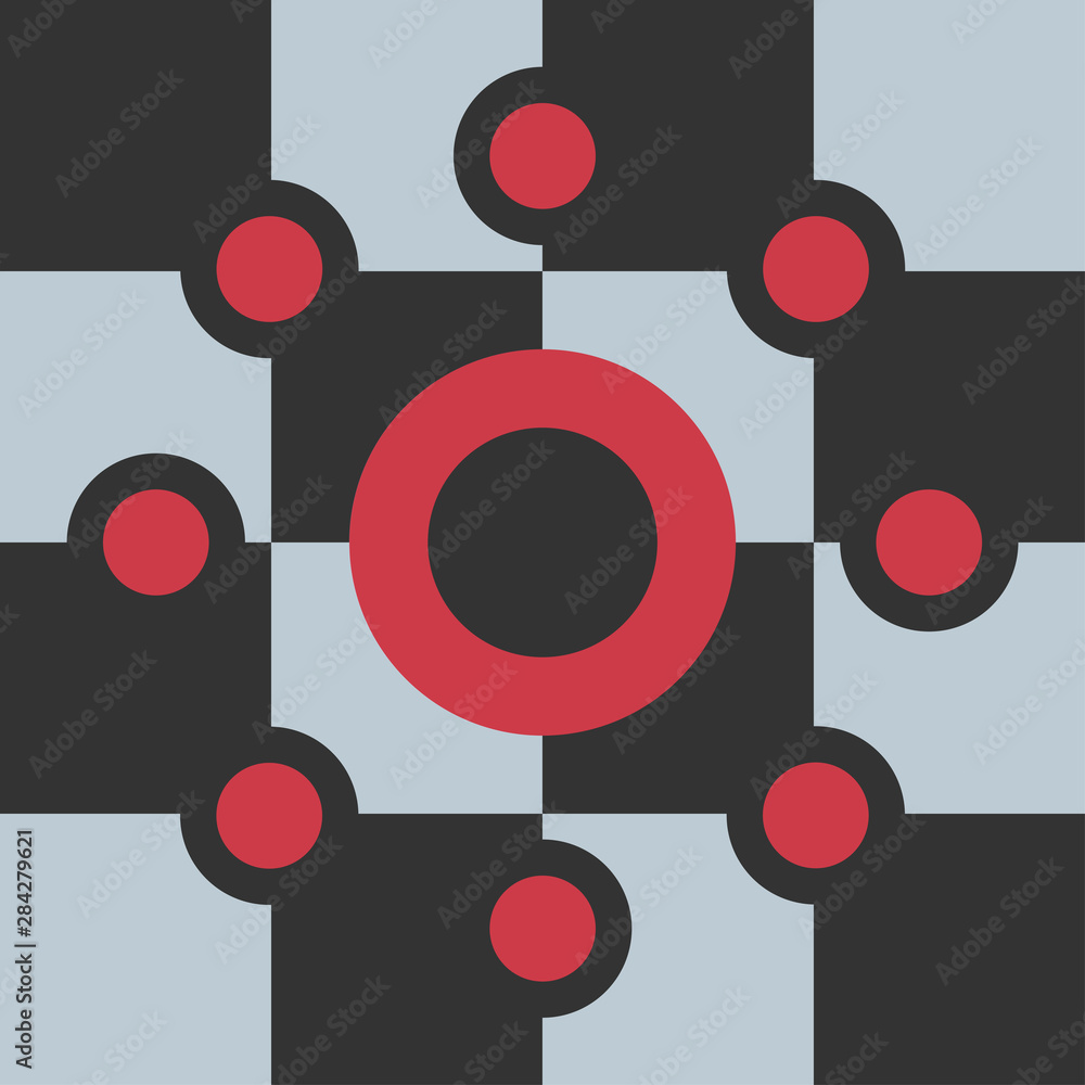 Squares and Geometric Shapes Pattern Squares and Geometric Shapes Pattern