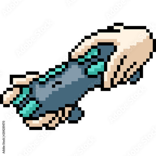 vector pixel art controller