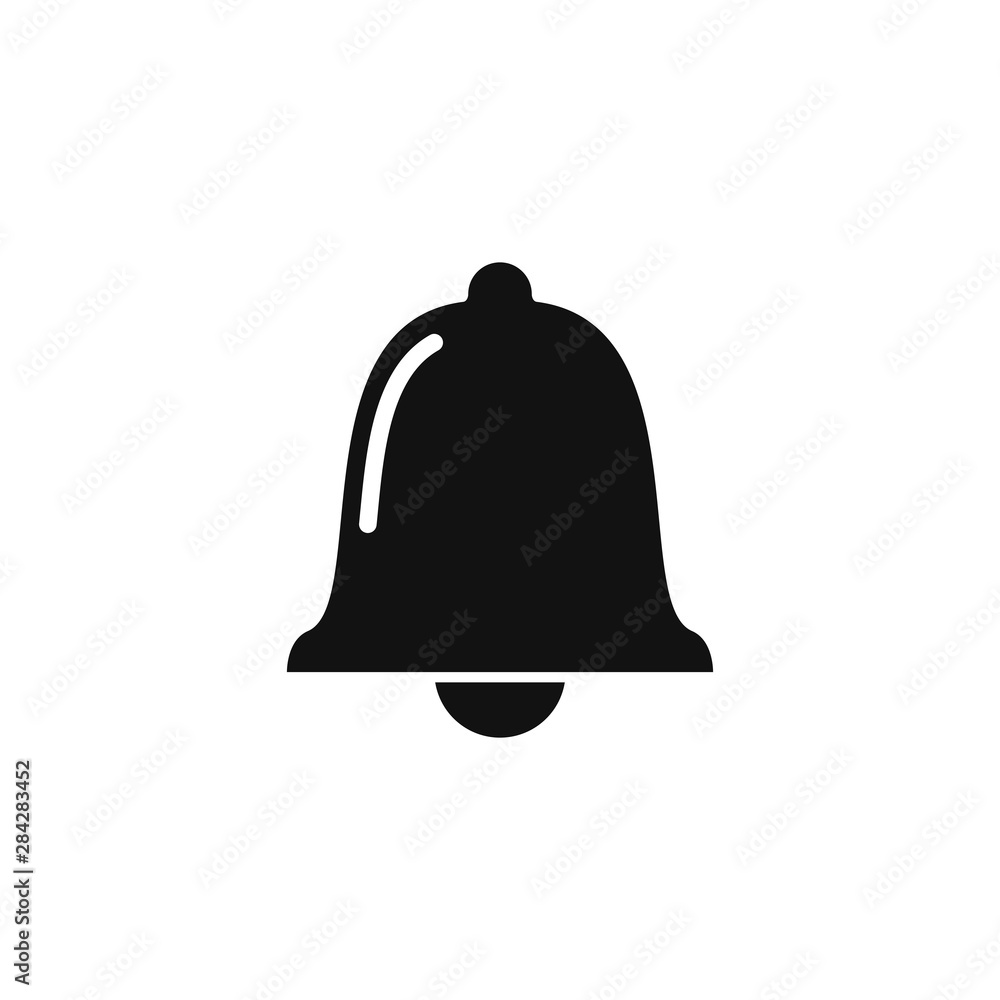 Vector Alarm bell logo icon template vector illustration design Vector Alarm bell logo icon template vector illustration design