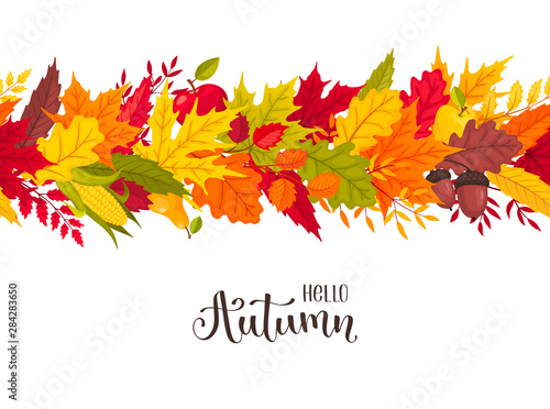 autumn leaves composition