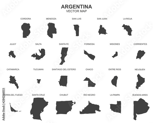 map of argentina on transparent background