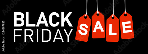 hang tags with text for BLACK FRIDAY SALE