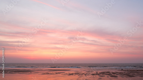 Dawn colours over Brora beach © HighlandBrochs.com