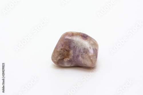 Mineral amethyst isolated on a white background