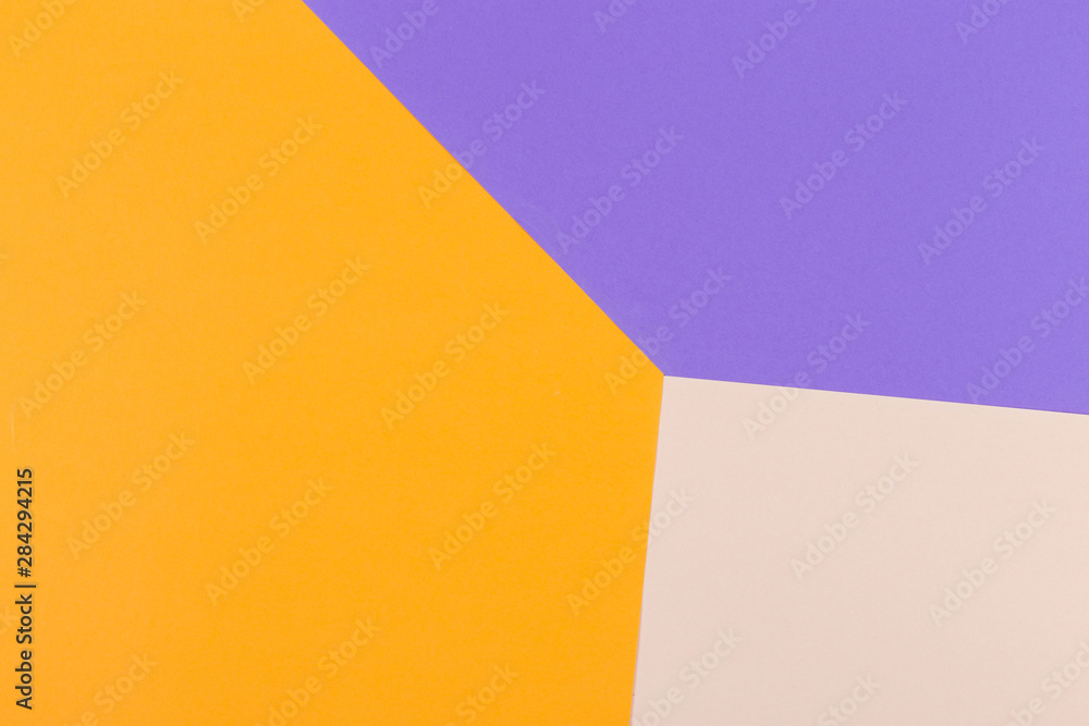 Paper empty purple, yellow, pastel background, geometrically located. Color blank for presentations, copy space. Paper empty purple, yellow, pastel background, geometrically located. Color blank for presentations, copy space.