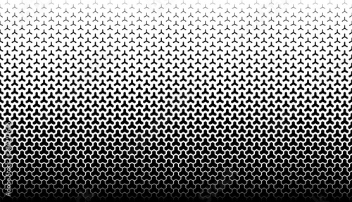 Seamless geometric vector background.Black figures on white background.