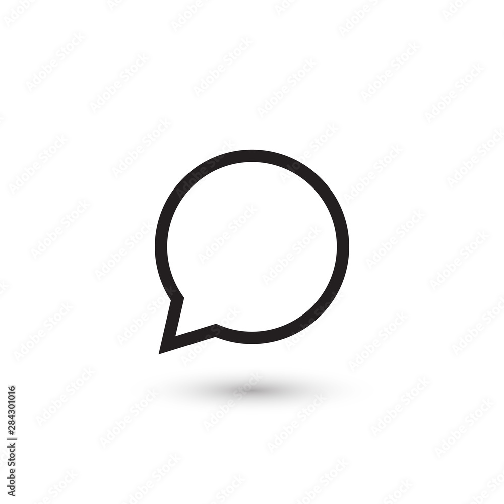 Speech bubble icon. Vector Speech bubble icon. Vector
