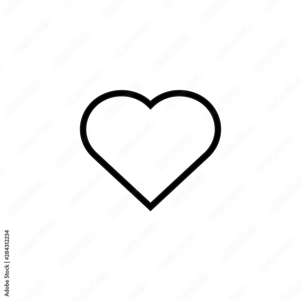 Like icon Heart vector isolated on background. Trendy sweet symbol. Pixel perfect. illustration EPS 10. - Vector