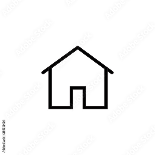 Home icon vector isolated on background. Trendy sweet symbol. Pixel perfect. illustration EPS 10. - Vector