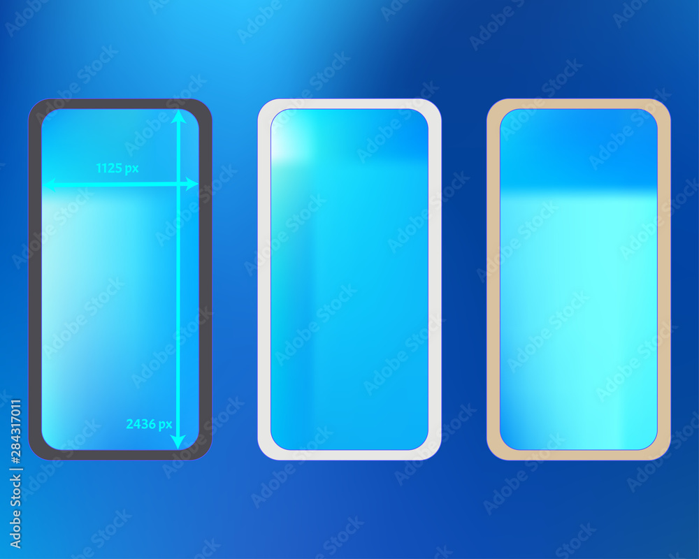 Mesh, azure colored phone backgrounds kit. Mesh, azure colored phone backgrounds kit.