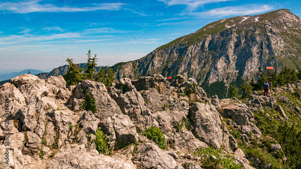 Beautiful alpine view at the famous Jenner summit near Berchtesgaden, Bavaria, Germany Beautiful alpine view at the famous Jenner summit near Berchtesgaden, Bavaria, Germany