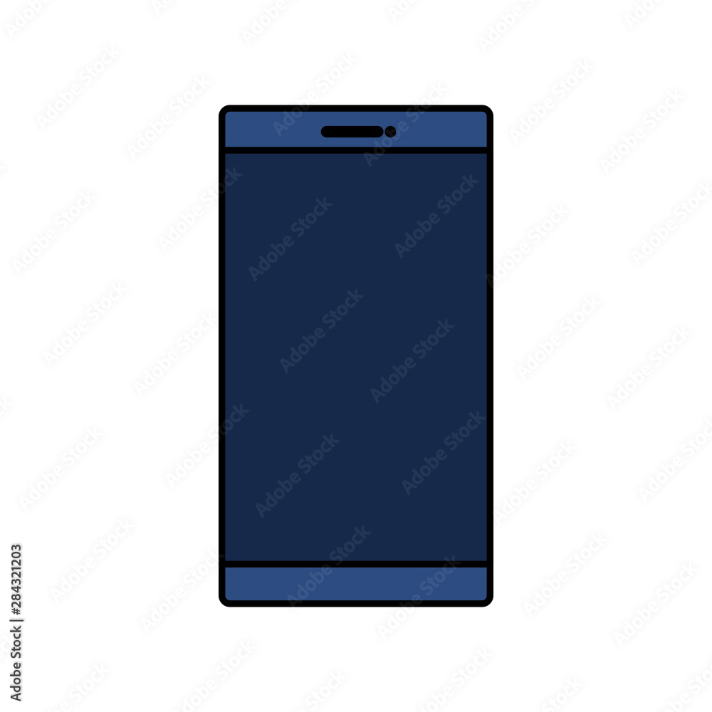 smartphone device technology isolated icon smartphone device technology isolated icon