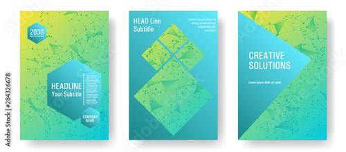 Network nodes information technology cover.