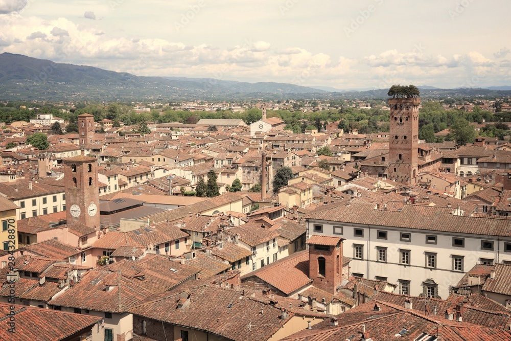 Lucca, Italy. City in Tuscany.