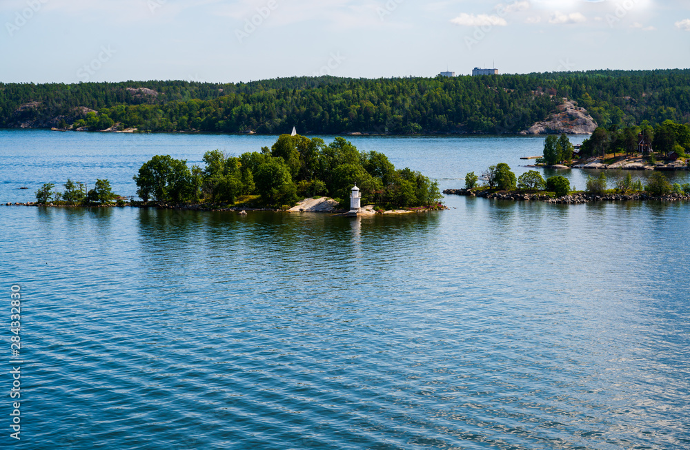 Lighthouse in the Swedish Archipelago Lighthouse in the Swedish Archipelago