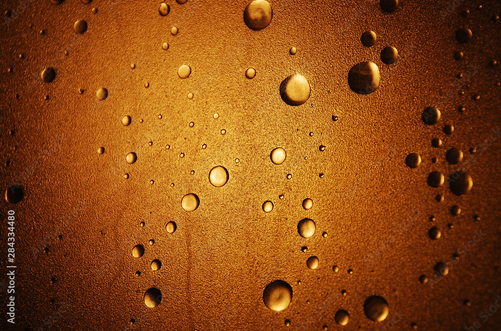 Light shines through a plastic shower door with a bubble-effect surface Light shines through a plastic shower door with a bubble-effect surface