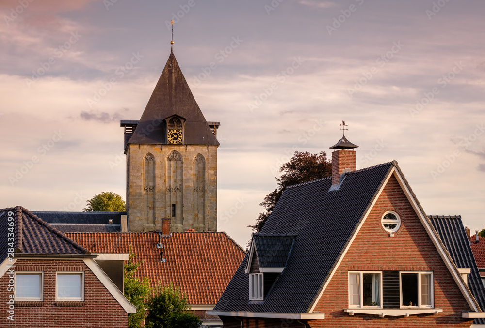 The Old Church in the Dutch town of Delden. It originates from the twelfth century and was a catholic church dedicated to the Saint Blasius. After the Reformation it was assigned to the Protestants.