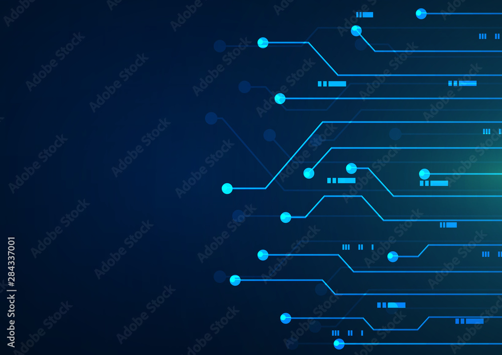Circuit board. Abstract technology vector background