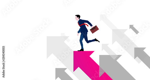 uomo d'affari, successo, affari, lavoro, lavorare, corsa, correre