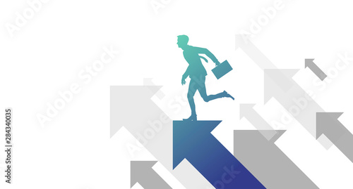 uomo d'affari, successo, affari, lavoro, lavorare, corsa, correre