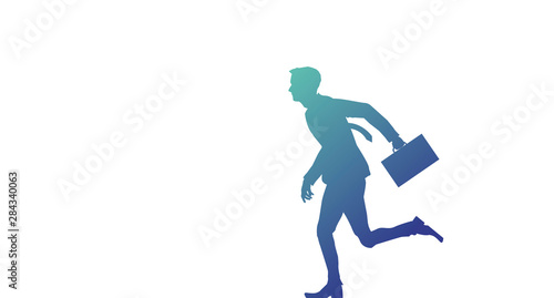 uomo d'affari, successo, affari, lavoro, lavorare, corsa, correre