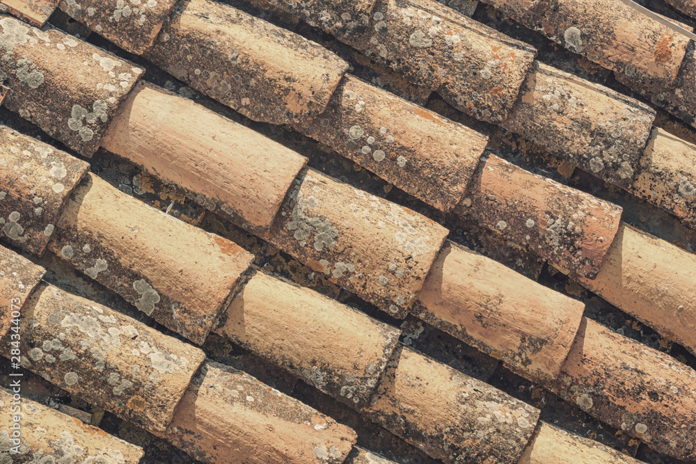 Mediterranean cityscape - view of the tiled roofs of the Old Town of Dubrovnik, on the Adriatic coast of Croatia Mediterranean cityscape - view of the tiled roofs of the Old Town of Dubrovnik, on the Adriatic coast of Croatia
