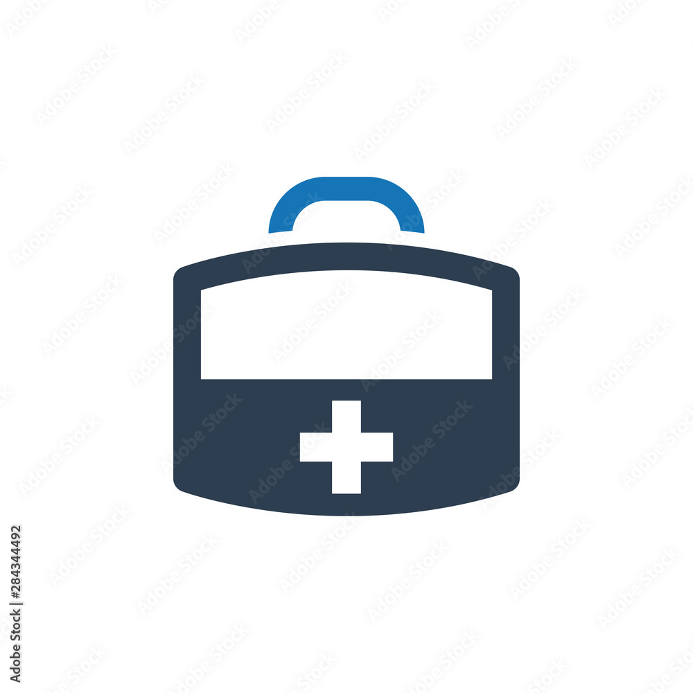 Obraz premium Doctor bag icon