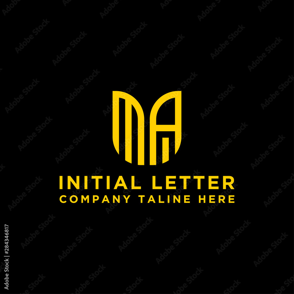 logo design inspiration, for companies from the initial letters MA logo icon. -Vectors logo design inspiration, for companies from the initial letters MA logo icon. -Vectors
