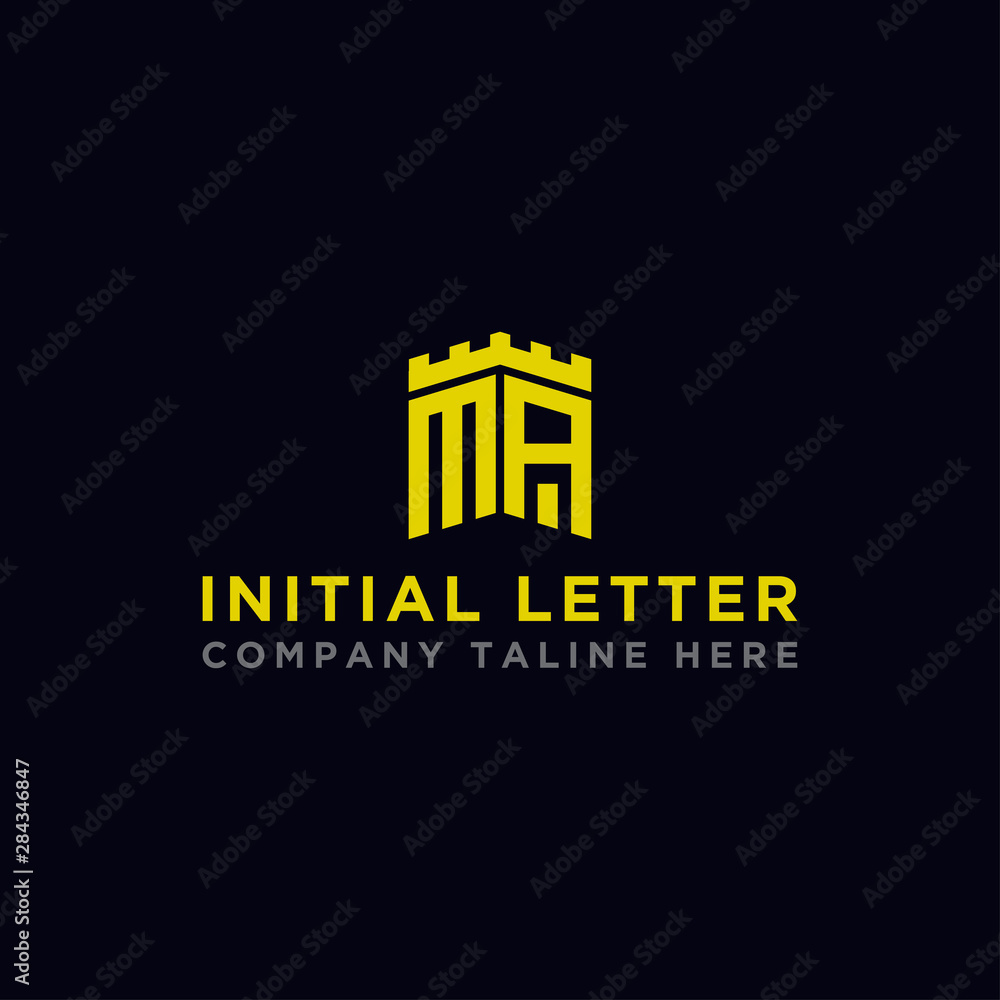 logo design inspiration, for companies from the initial letters MA logo icon. -Vectors logo design inspiration, for companies from the initial letters MA logo icon. -Vectors