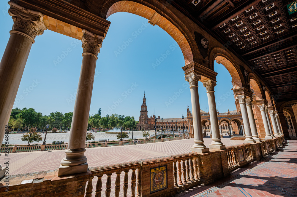 Fototapeta premium Spain Square in Seville