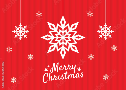 Merry Christmas and New Year greeting card