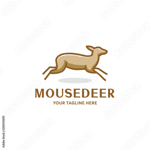 Mouse Deer Logo Design Template Inspiration - Vector