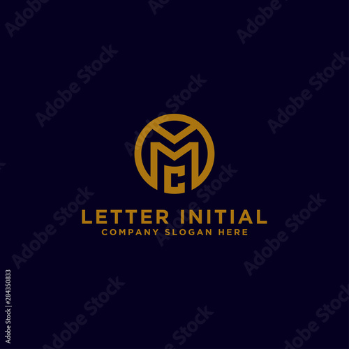 logo design inspiration, for companies from the initial letters of the MC logo icon. -Vectors