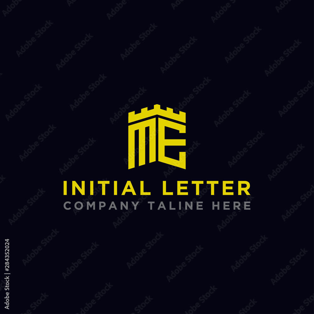 logo design inspiration, for companies from the initial letters of the ME logo icon. -Vectors logo design inspiration, for companies from the initial letters of the ME logo icon. -Vectors