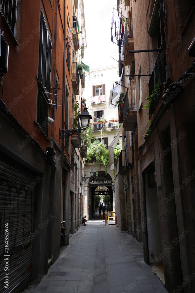 narrow street in old town, 유럽 스페인  골목