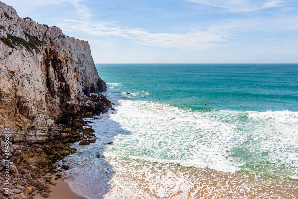 Cliffs of the coast of Sagres Cliffs of the coast of Sagres