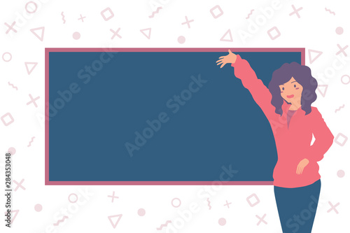 Flat Design - Teacher