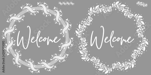Pattern Brush - Floral Frame