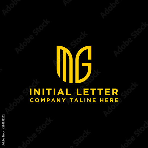 logo design inspiration, for companies from the initial letters MG logo icon. -Vectors
