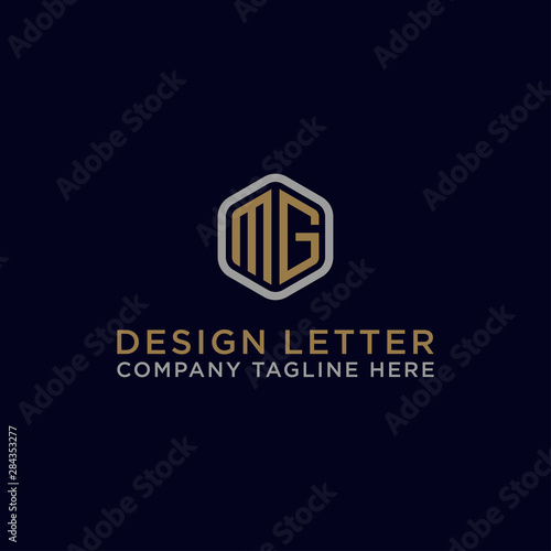 logo design inspiration, for companies from the initial letters MG logo icon. -Vectors